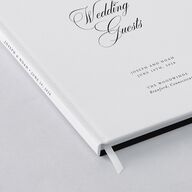 Formal Nautical Wedding Guest Book Midnight