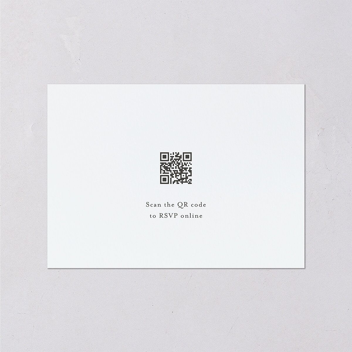 Timeless Bouquet Wedding Response Cards Dusty Blue Signature Standard