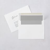 Modern Arc Wedding Invitations Licorice Signature Blank No Standard