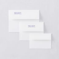 Hand Drawn Recipe Thank You Card Envelopes White Sapphire Both Recipient and Return Addresses Signature Standard