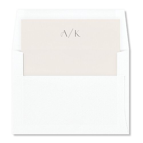 Metallic Edge Envelope Liners Champagne Standard