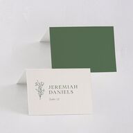 Simple Rustic Wreath Place Cards Eucalyptus Signature