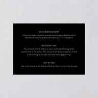 Classically Stated Wedding Enclosure Cards Pure White Gold Signature