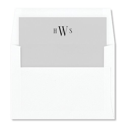 Elegant Wedding Of Envelope Liners Licorice Standard