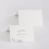 Floral Photo Place Cards Ocean Signature
