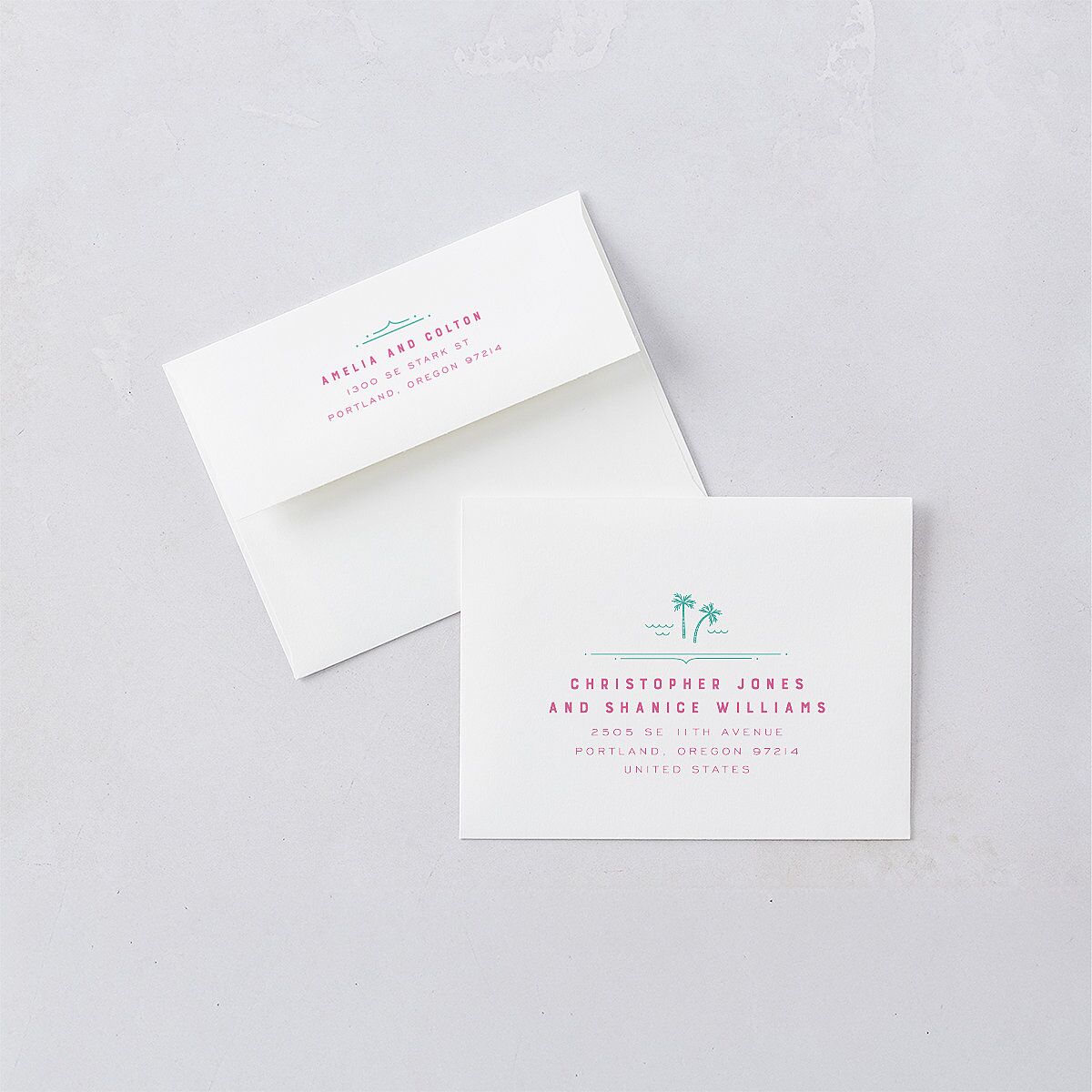 Iconic Beach Thank You Cards Sky