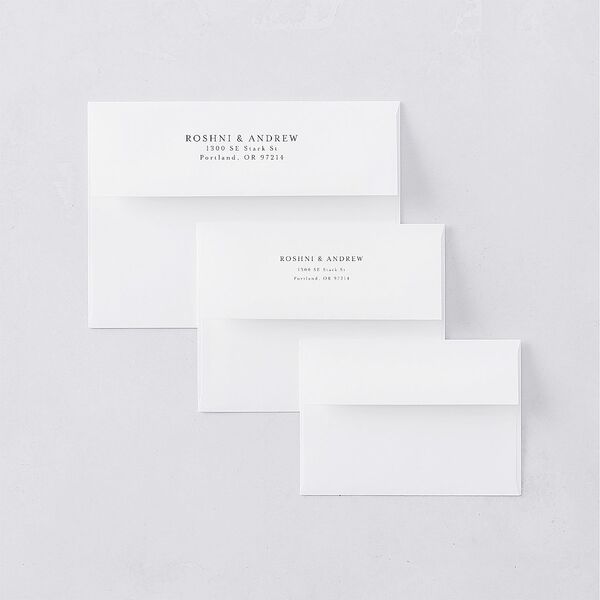Vibrant Floral Wedding Response Card Standard Envelopes White Deep Claret Return Address Signature Standard