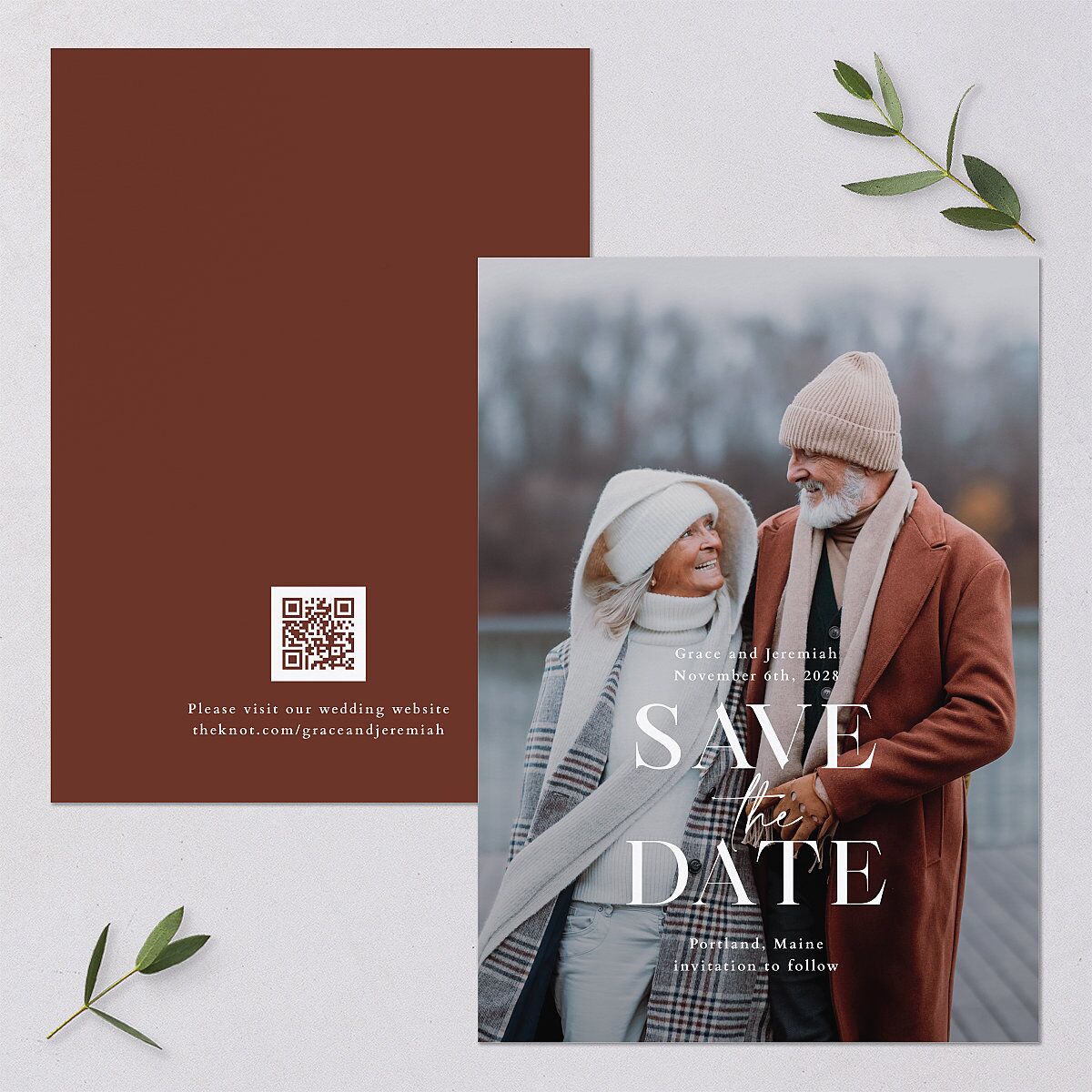 Foundation Save the Date Cards — view 1
