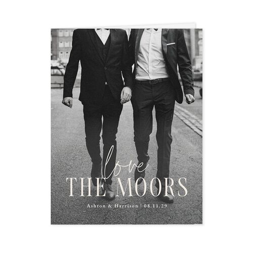 Timeless Lockup Thank You Cards Mocha