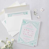 Iconic Beach Wedding Invitations Sky Signature Blank No Standard