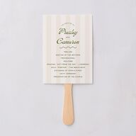 Cabana Stripes Fan Programs Olive Signature Standard