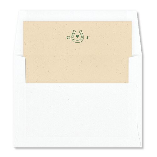 Western I Do BBQ Envelope Liners Eucalyptus Standard