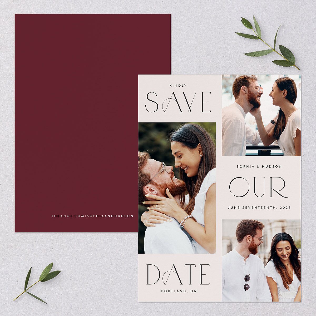Beloved Union Save The Date Cards — view 1