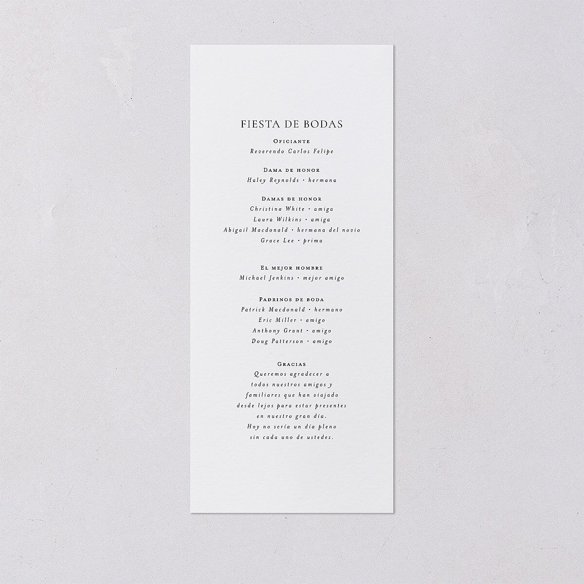 Nuestra Boda Wedding Programs Gold Pure White Signature
