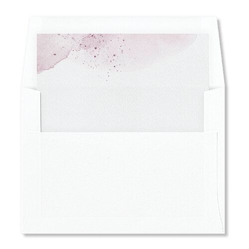 Watercolor Wash Standard Envelope Liners Standard Orchid Liner