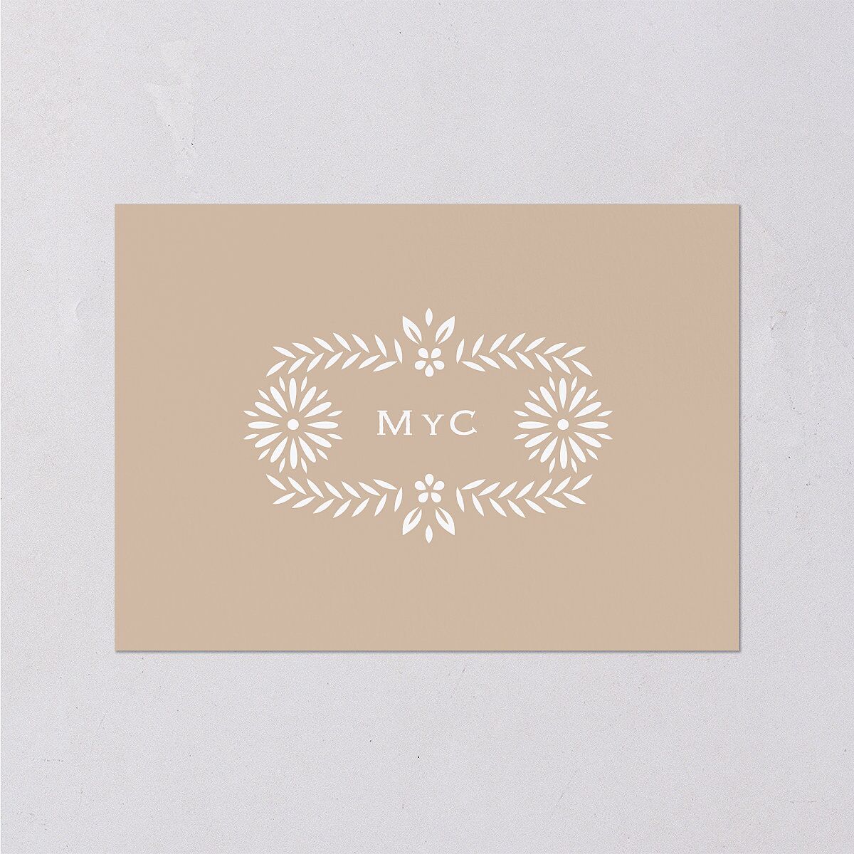 Papel Picado De Mexico Wedding Response Cards Taupe Signature Standard