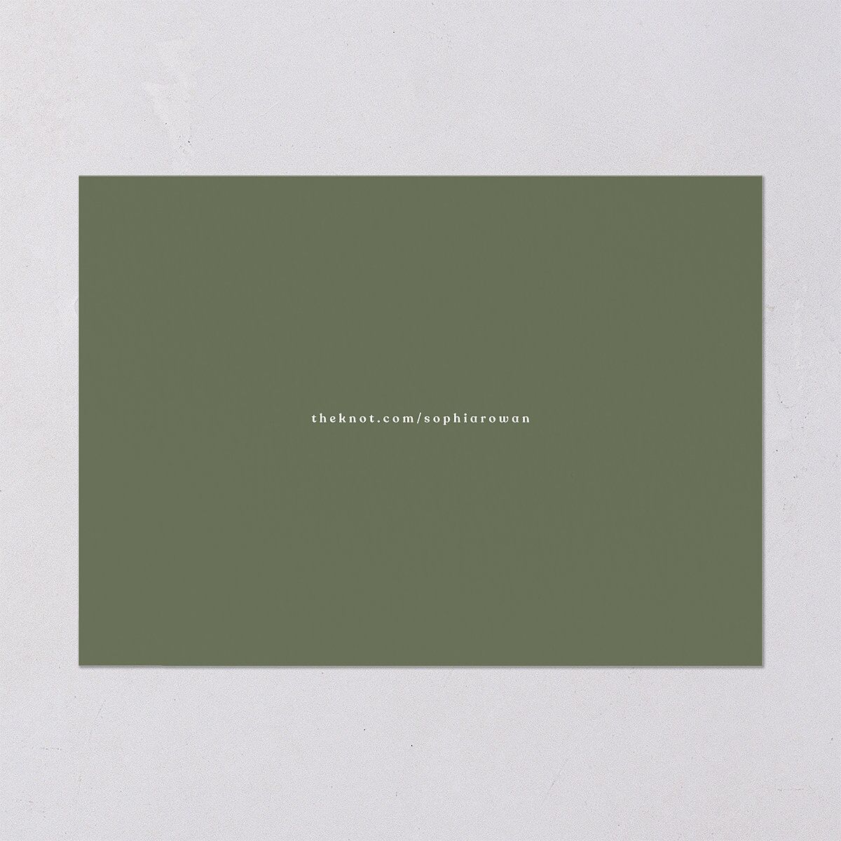 Classic Stack Save The Date Cards Dark Camo Signature smooth Blank No Standard