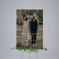Captured Love Engagement Party Standard Welcome Sign Large Pure White Standard Indoor Foam Core L Welcome