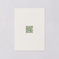 Painted Henna Wedding Enclosure Cards Scottish Green Signature Standard