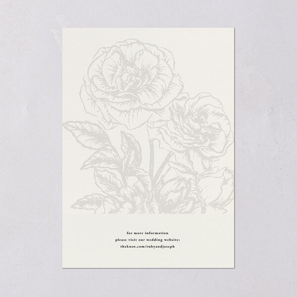 Gothic Fantasy Photo Wedding Invitations Linen Signature Blank No Standard