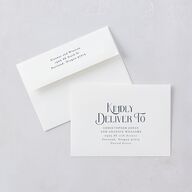 Be Our Guest Wedding Invitations Gold Navy Signature Blank No Standard
