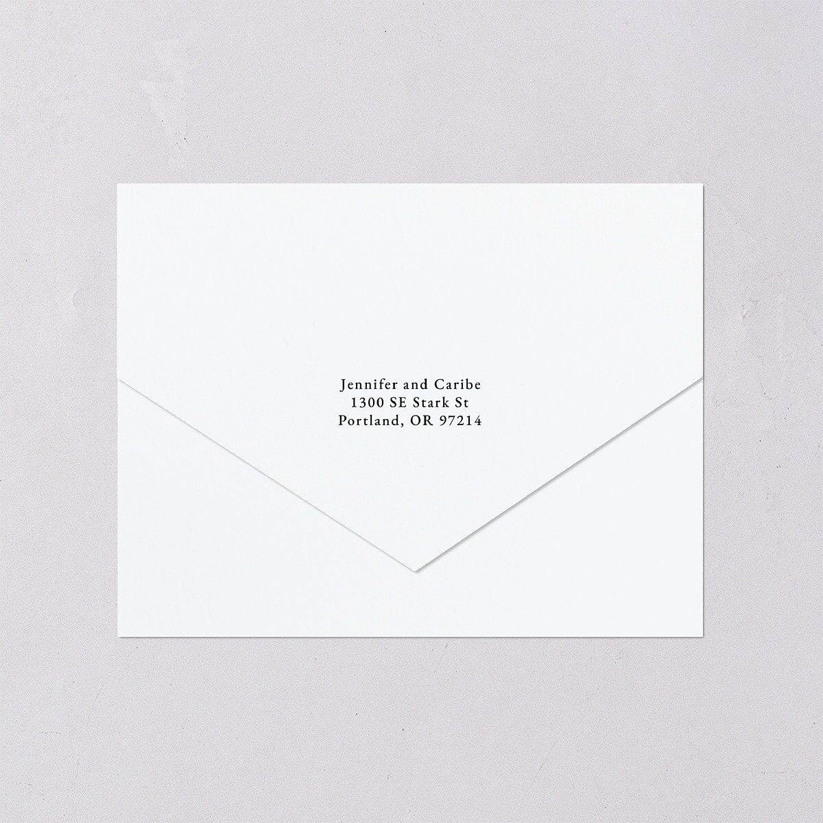 Vintage Romantic Photo All-in-One Wedding Invitations Medieval Grey Signature Light Both Recipient and Return Addresses No
