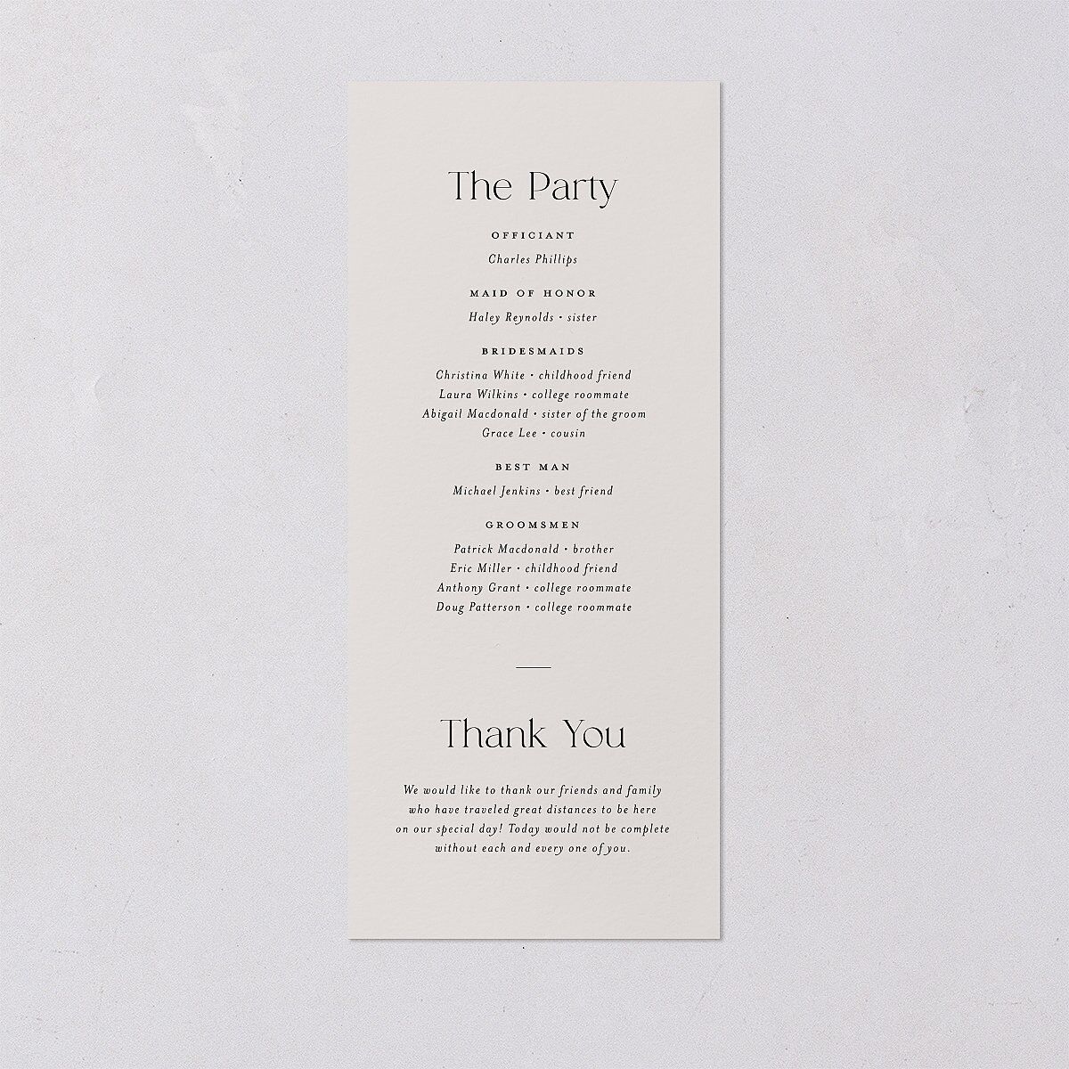 Falling Leaves Wedding Programs Chestnut Signature
