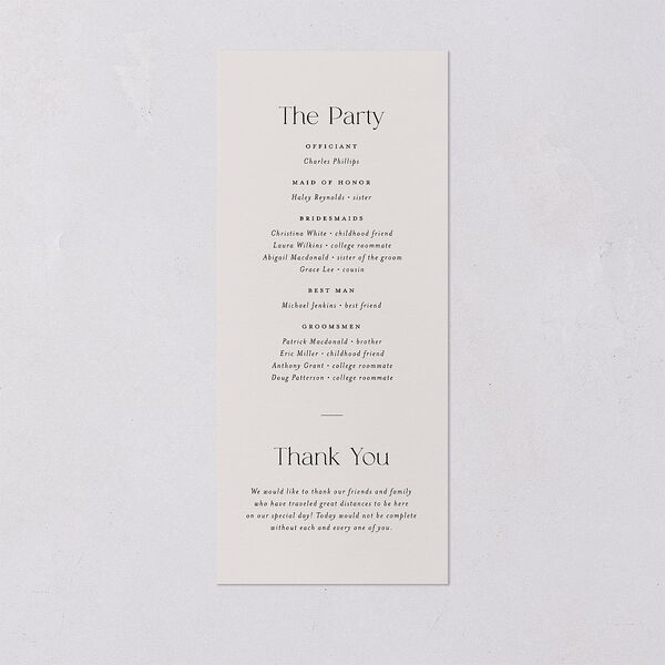 Falling Leaves Wedding Programs Chestnut Signature