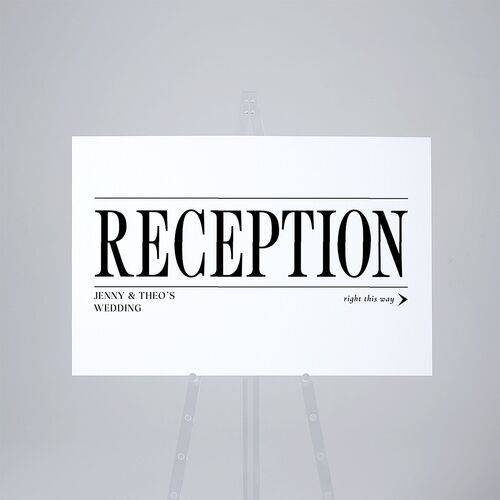 Magazine Cover Standard Direction Sign Large Licorice Standard Outdoor Corrugated L Direction