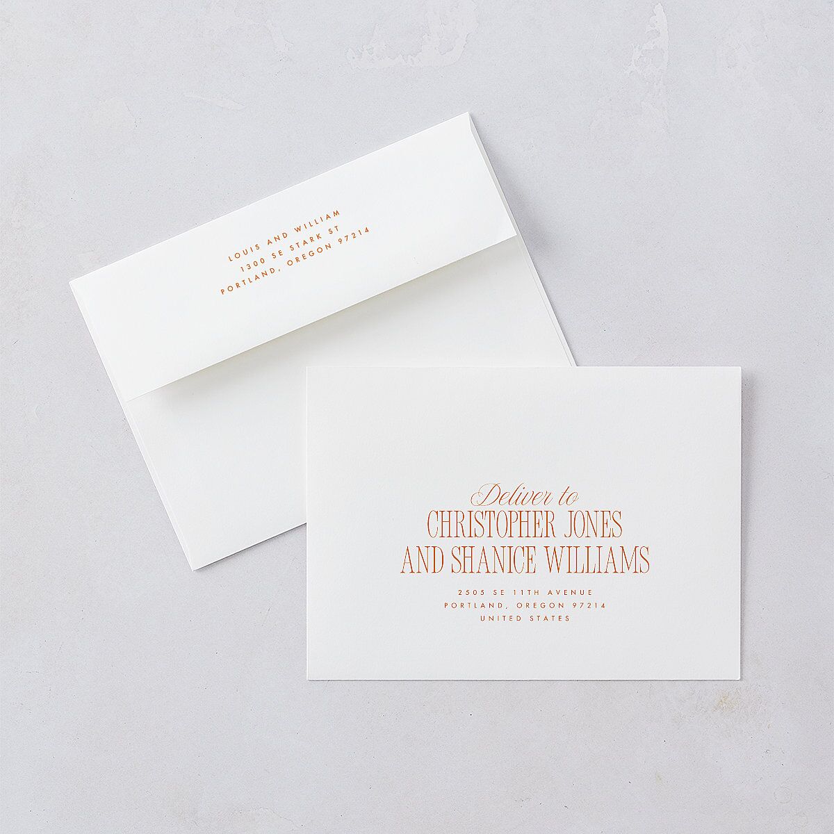 Hollywood Type Save the Date Cards Avocado Signature smooth Blank No Standard