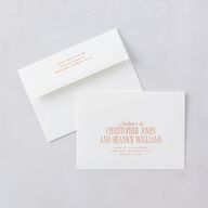 Hollywood Type Save the Date Cards Avocado Signature smooth Blank No Standard
