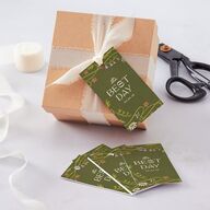 Wildflower Nouveau Favor Gift Tags Dark Camo Signature