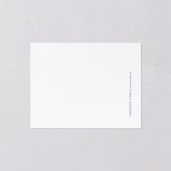 Gilded Corner Save the Date Petite Cards Pure White Signature smooth Blank No Standard