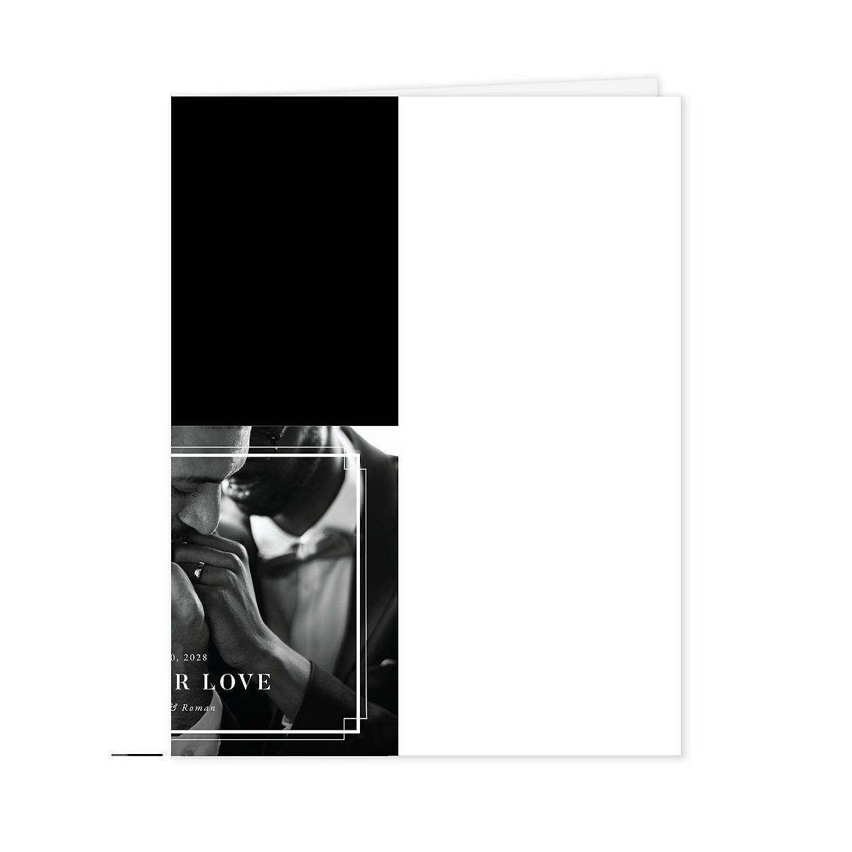 Luxe Monogram Thank You Cards