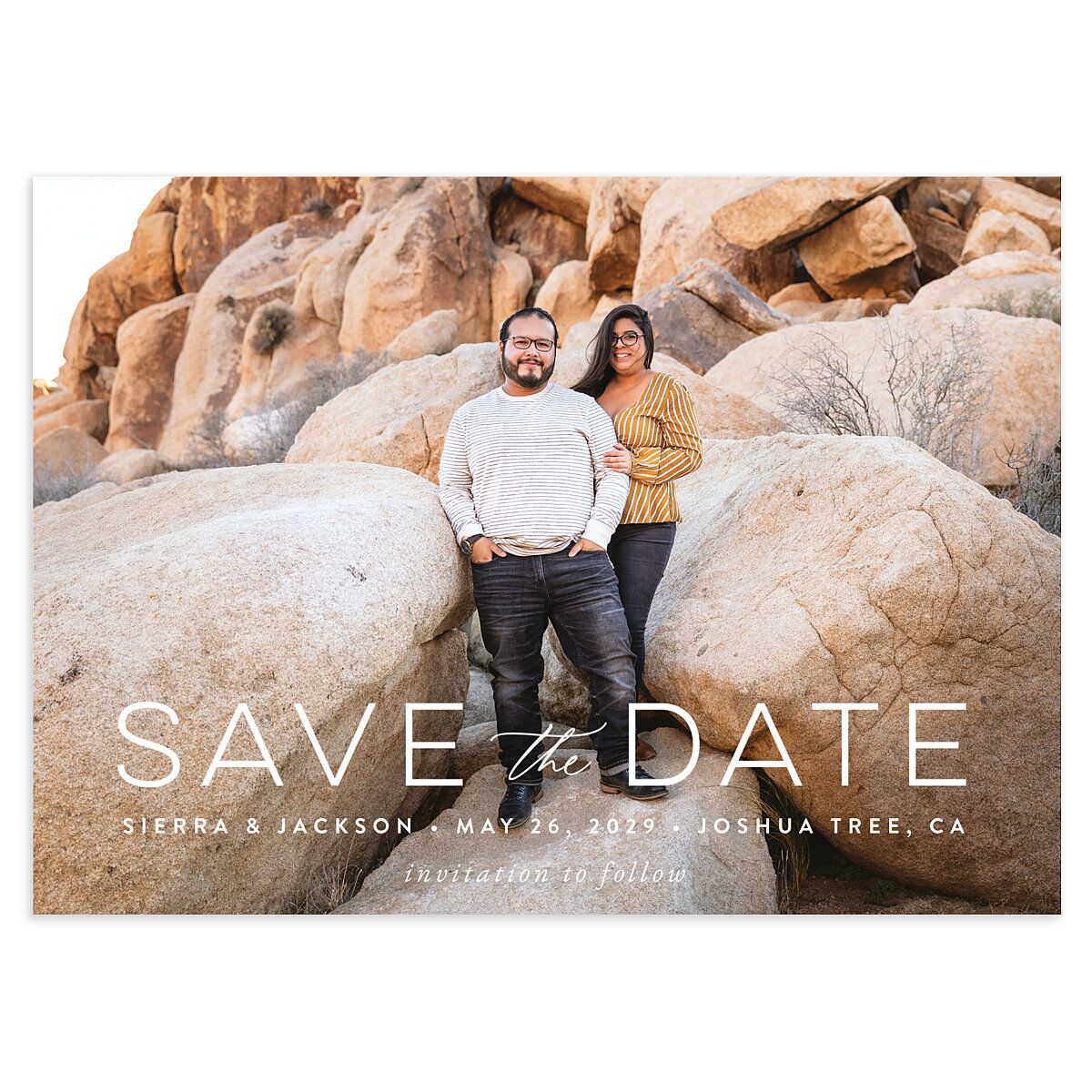 Painted Desert Save The Date Cards