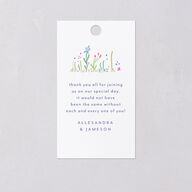 Cottage Wildflowers Favor Gift Tags Maritime Signature
