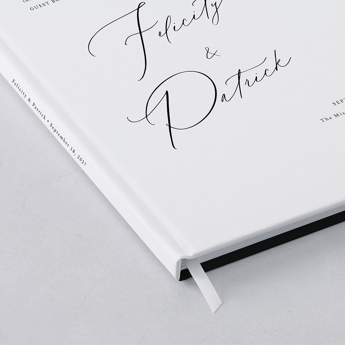 Simply Devoted Guest Books Pure White