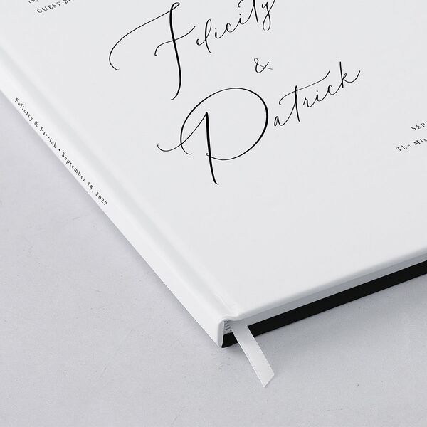 Simply Devoted Guest Books Pure White