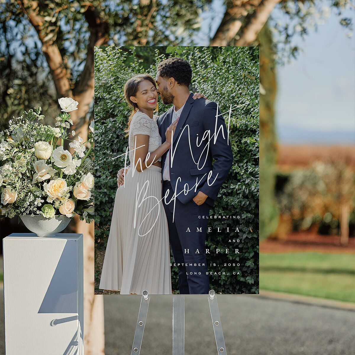 The Night Before You Are Mine Photo Standard Welcome Sign Large Midnight Standard Indoor Foam Core L Welcome