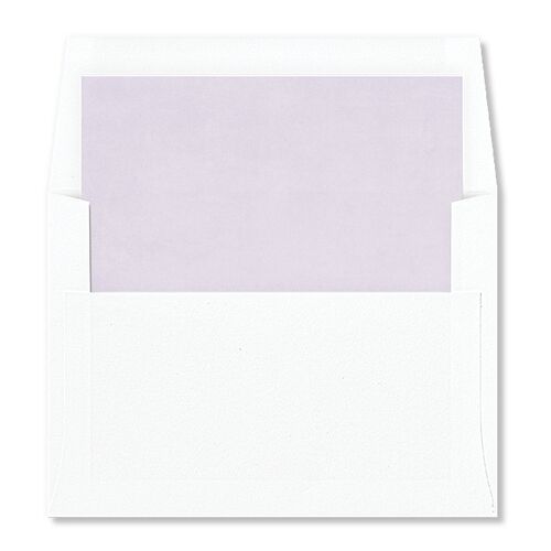 Watercolor Crest Standard Envelope Liners Purple Haze Standard