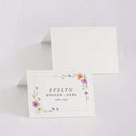Classic Wildflower Frame Place Cards Amethyst Signature