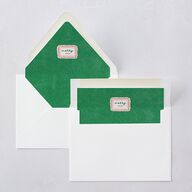 Happiest Hand Drawn Border Euro Envelope Liners Scarlet Luxe