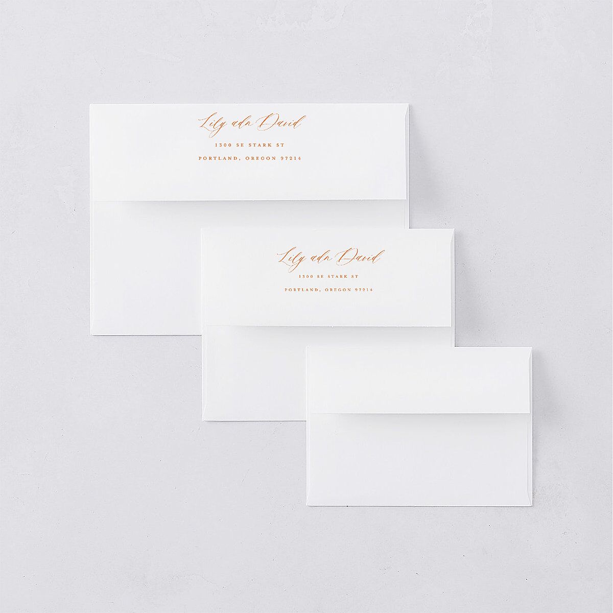 Indian Majestic Legacy Elephants Thank You Card Envelopes White Mulberry Both Recipient and Return Addresses Signature Standard
