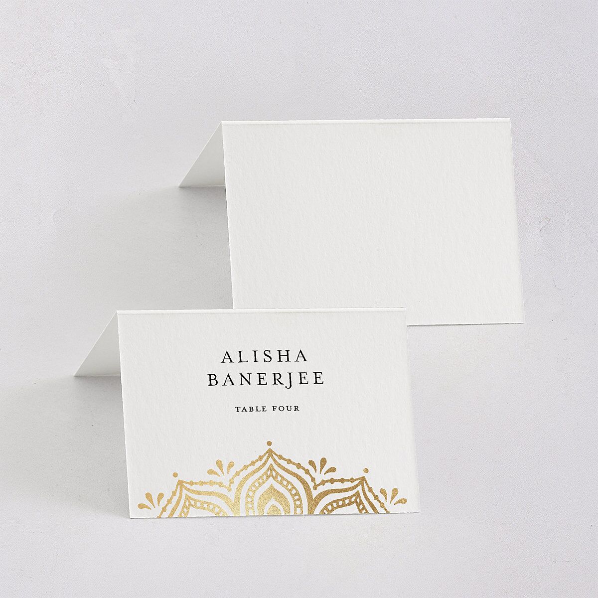 Gilded Adornment Place Cards — view 3