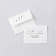 Rustic Reflection Thank You Cards Dusty Blue