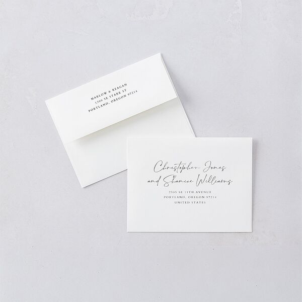 Rustic Reflection Thank You Cards Dusty Blue