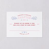 Cinematic Wedding Response Cards Lily Signature Standard
