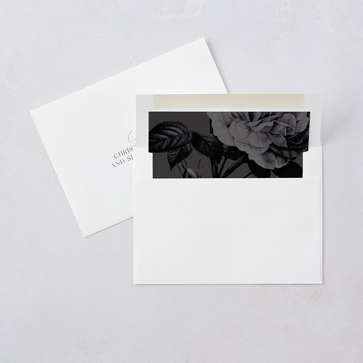 Classically Elegant Save The Date Cards Pure White Signature smooth Blank No Standard