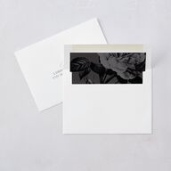 Classically Elegant Save The Date Cards Pure White Signature smooth Blank No Standard