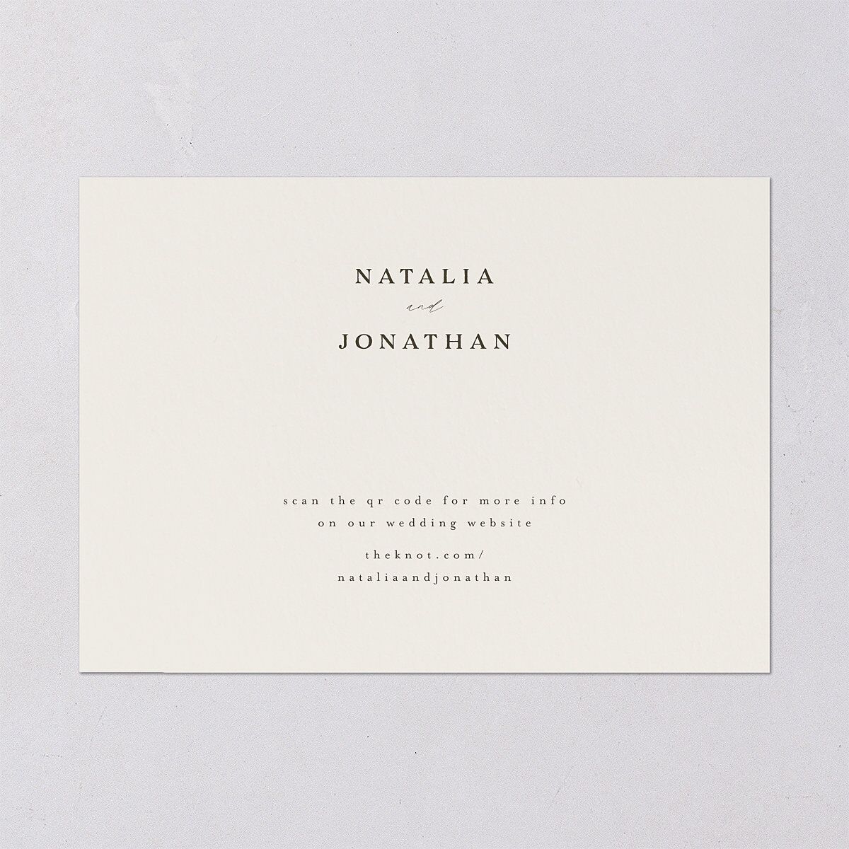 Enchanted Forest Save the Date Cards Dark Camo Signature smooth Blank No Standard